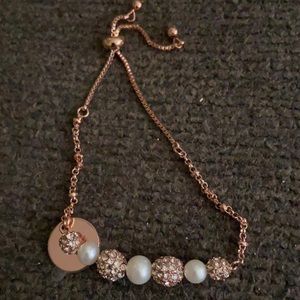 Rose gold plated bracelet